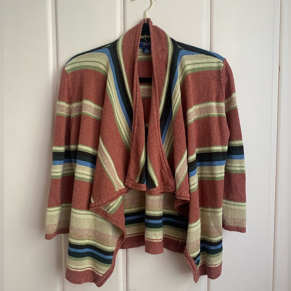 CHAPS by Ralph Lauren Southwest Women's Sweater cardigan szM